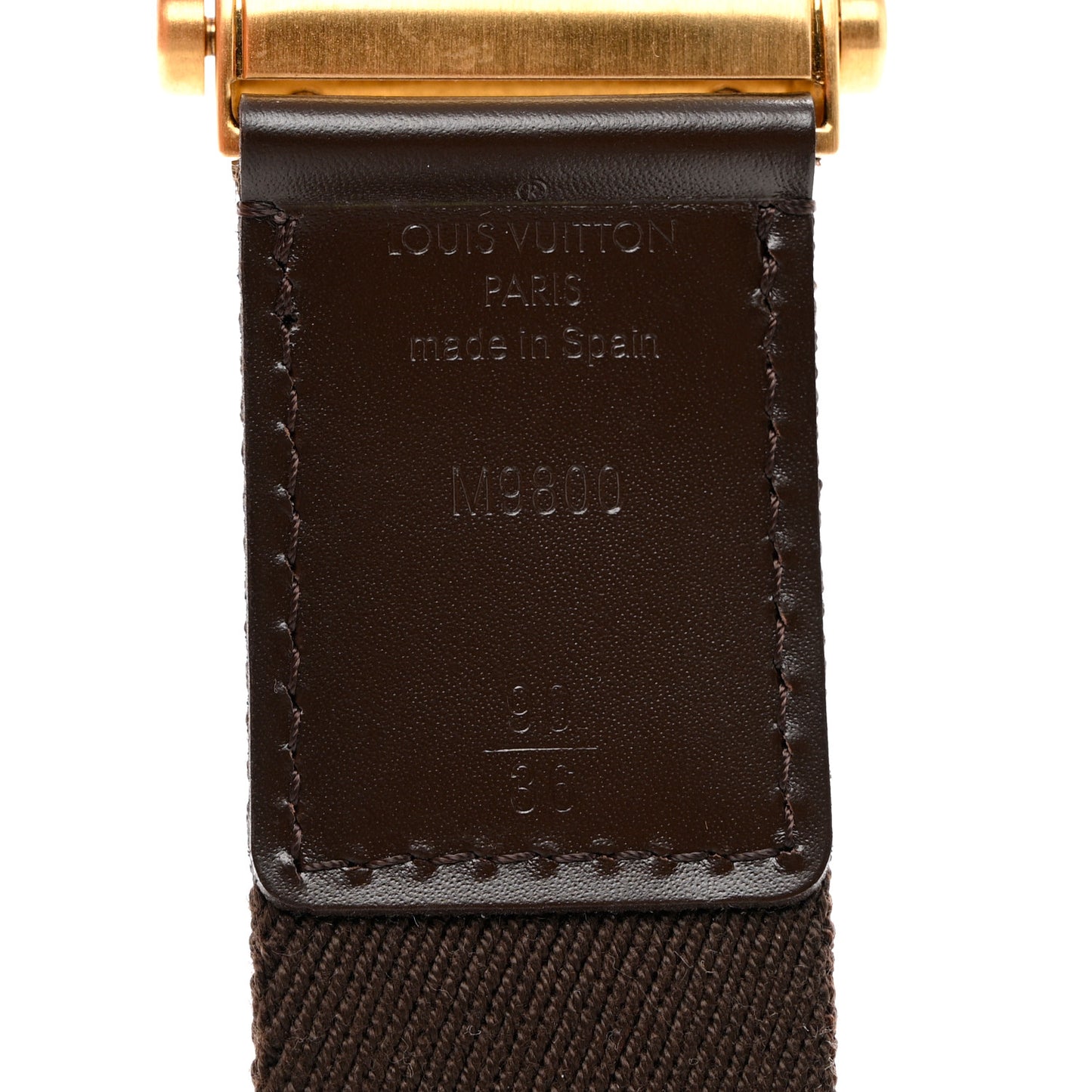 Canvas Bengale Inventeur Belt 90 36 Brown
