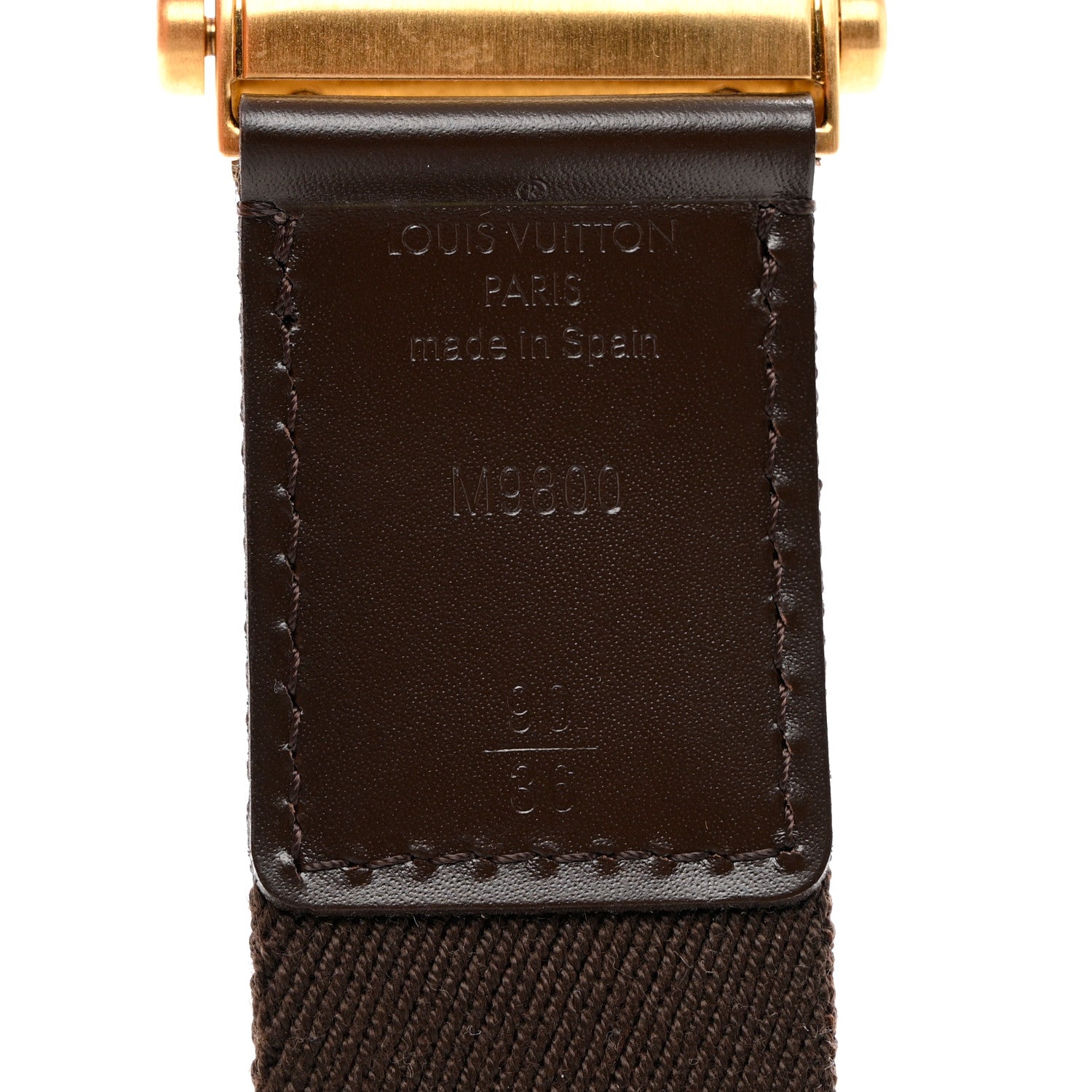 Louis Vuitton Canvas Bengale Inventeur Belt 90 36 Brown 4 of 5