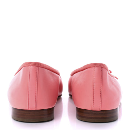 Chanel Calfskin Cap Toe Ballerina Flats 37 Pink 6 of 11