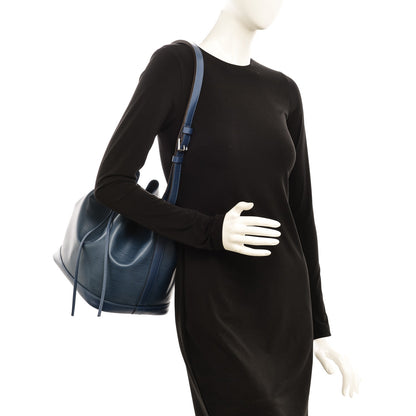 Louis Vuitton Epi Petit Noe NM Petrole Blue 2 of 6
