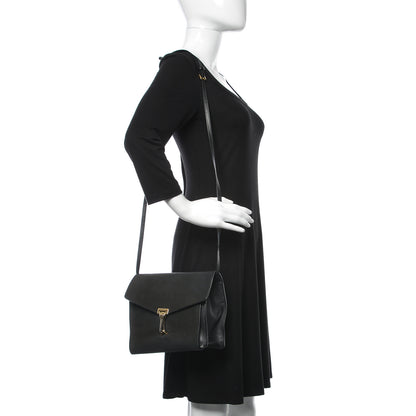 Burberry Grainy Nubuck Small Macken Crossbody Bag Black 2 of 12