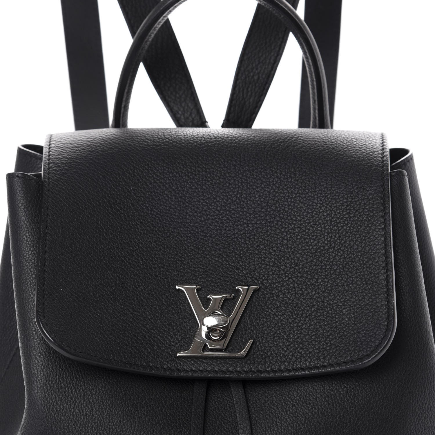 Louis Vuitton Calfskin Lockme Backpack Black 13 of 13
