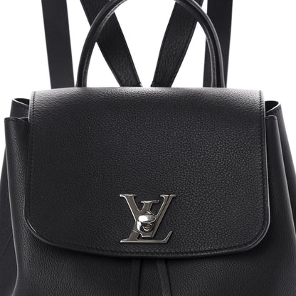 Louis Vuitton Calfskin Lockme Backpack Black 13 of 13