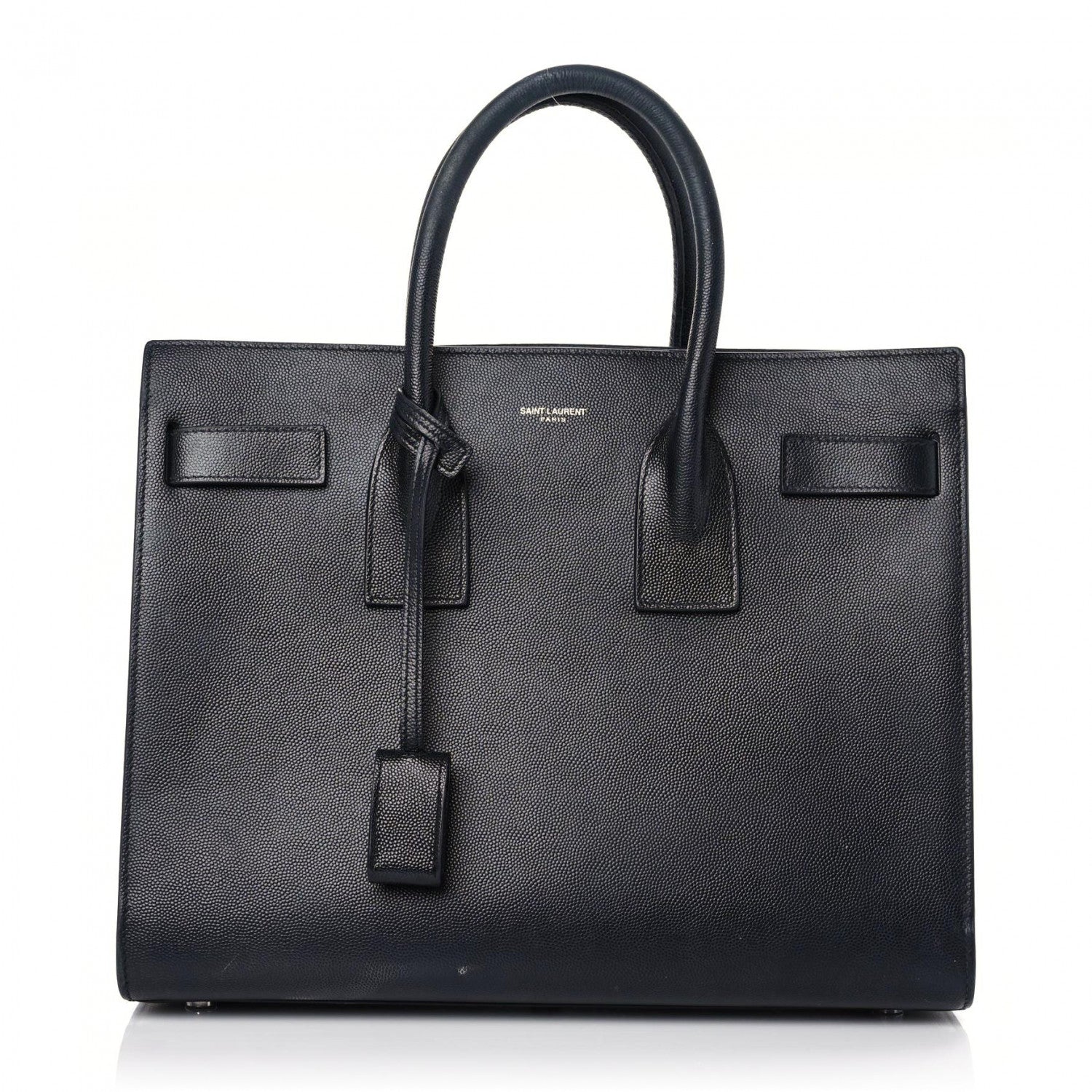 Saint Laurent Grained Calfskin Small Sac De Jour Black 1 of 28