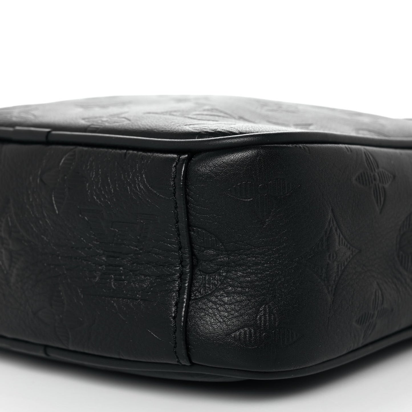 Calfskin Monogram Shadow Danube PM Black