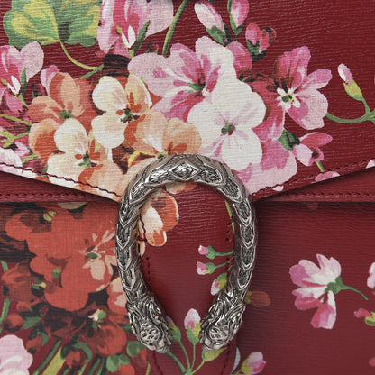 Gucci Calfskin Blooms Print Medium Dionysus Shoulder Bag Romantic Cherry Multicolor 10 of 10