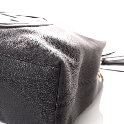 Gucci Pebbled Calfskin Medium Soho Chain Shoulder Bag Black 11 of 14