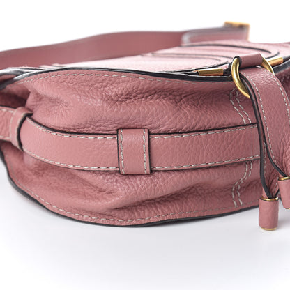Chloe Calfskin Mini Marcie Round Crossbody Bag Rusty Pink 7 of 8