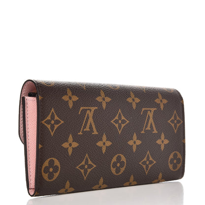 Louis Vuitton Monogram Emilie Wallet Rose Ballerine 3 of 6