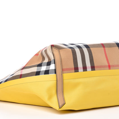 Burberry Vintage Check Large The Giant Reversible Tote Antique Yellow Golden Yellow 11 of 24