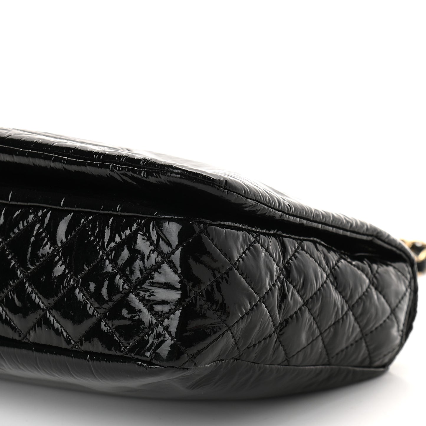 Vinyl Medium Rock and Chain Flap Black