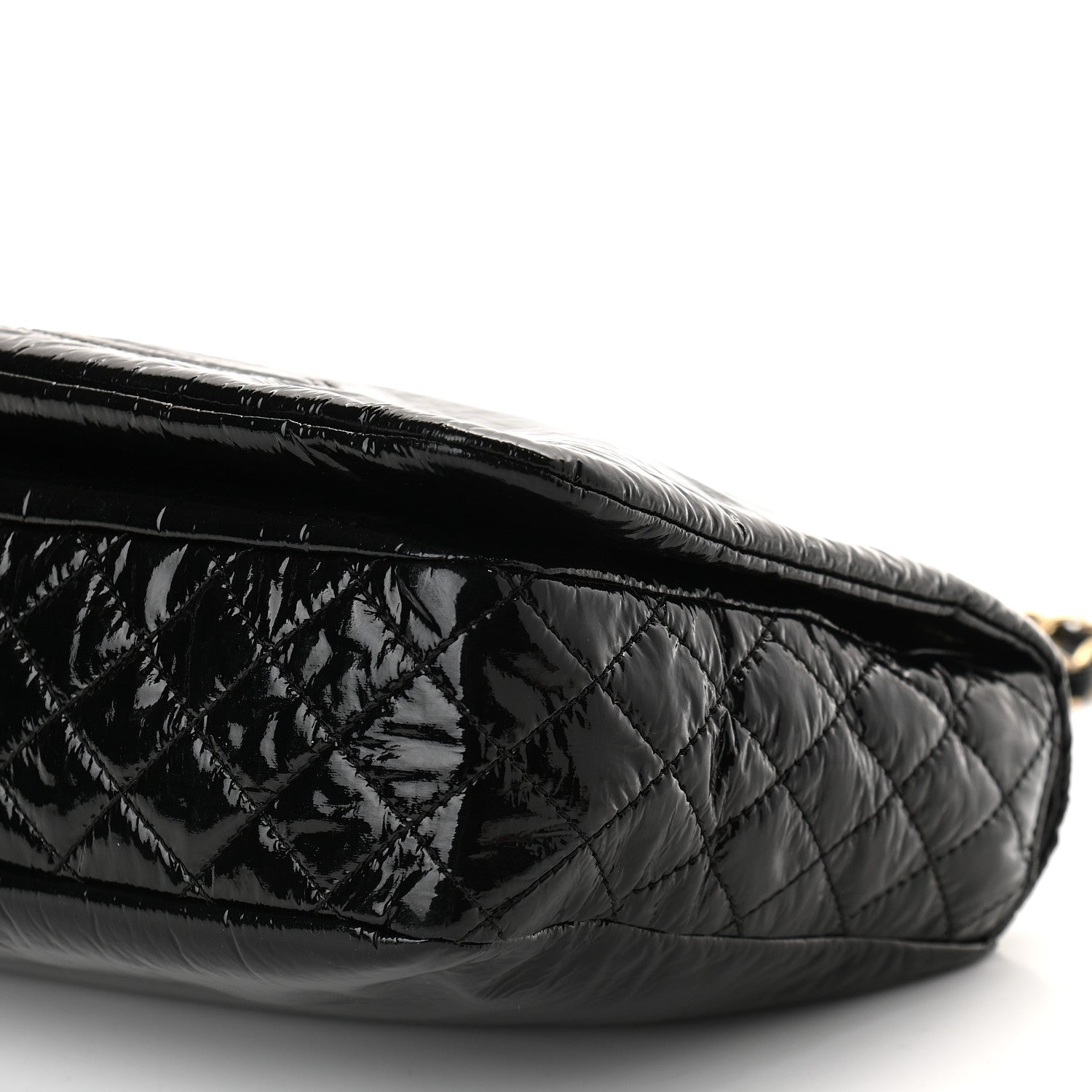 Chanel Vinyl Medium Rock and Chain Flap Black 9 of 9