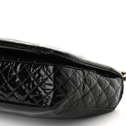 Chanel Vinyl Medium Rock and Chain Flap Black 9 of 9