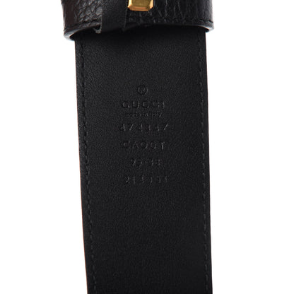 Gucci Dollar Calfskin Interlocking G Belt 95 38 Black 4 of 4