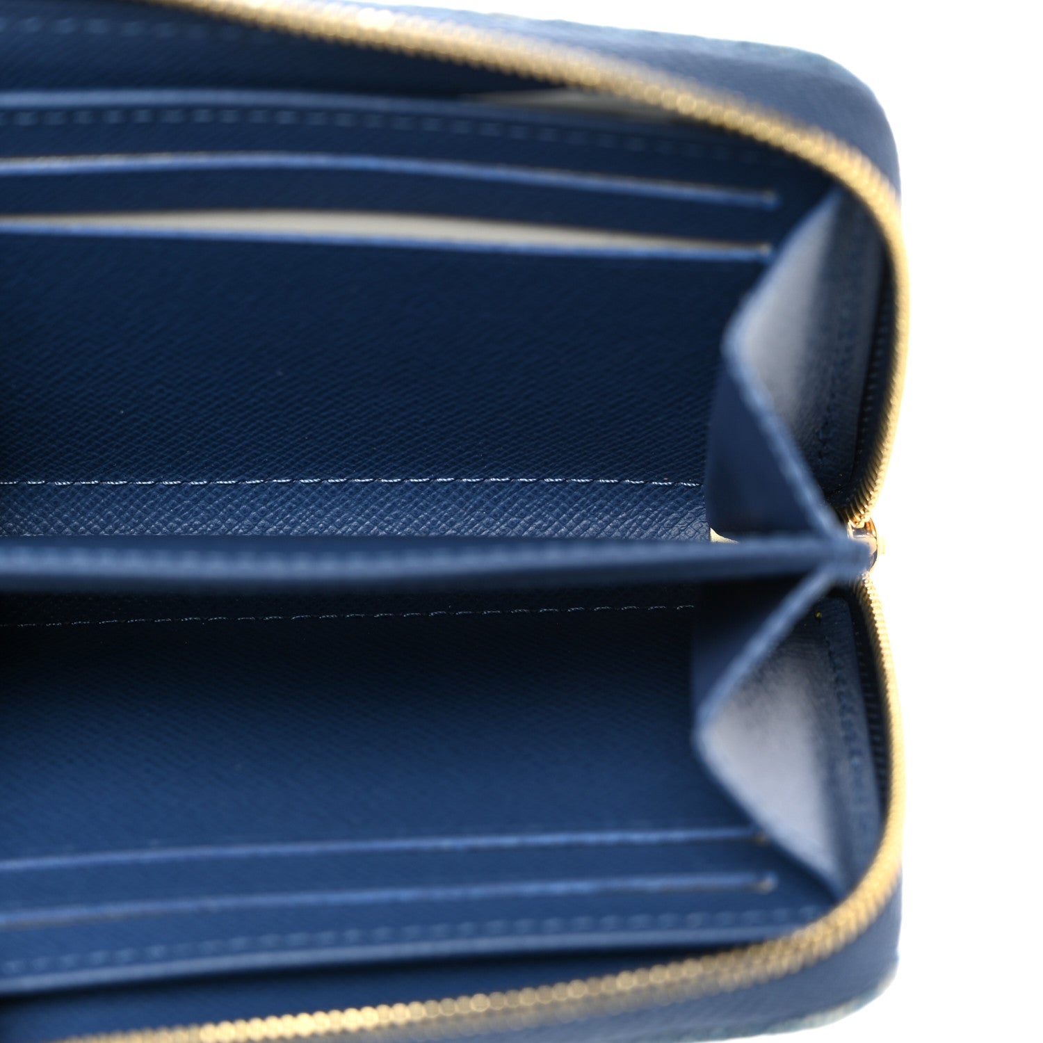Louis Vuitton Denim Monogram Zippy Coin Purse Blue 5 of 6