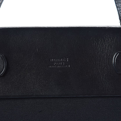 Hermes Toile Vache Hunter Herbag Cabas MM Black 7 of 20