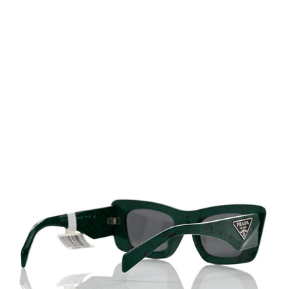 Prada Acetate Symbole Sunglasses SPR 13Z Green 4 of 8