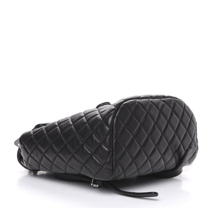 Chanel Calfskin Quilted Small Urban Spirit Backpack Black 3 of 11