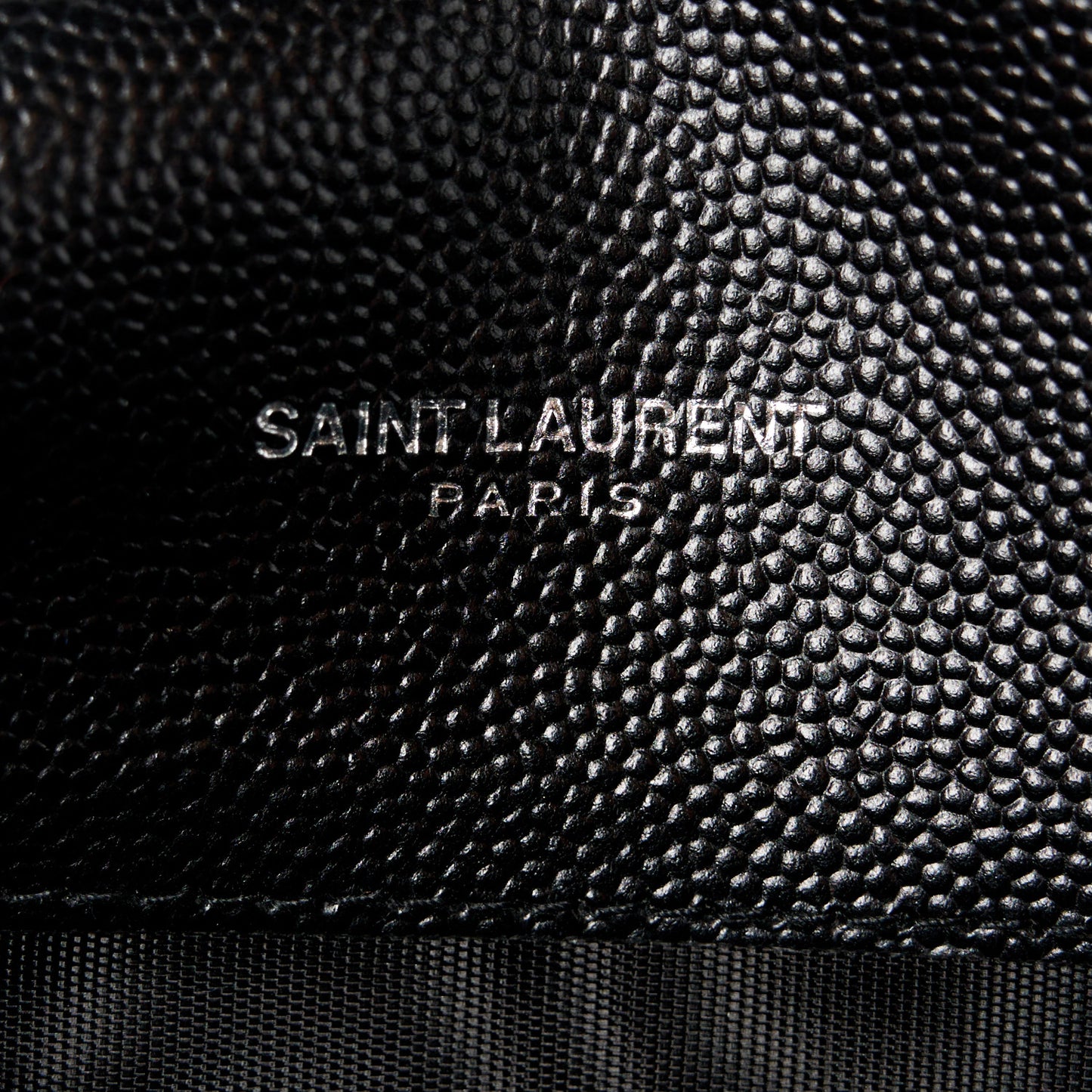 Grain De Poudre Classic Monogram Kate Tassel Chain Wallet Black
