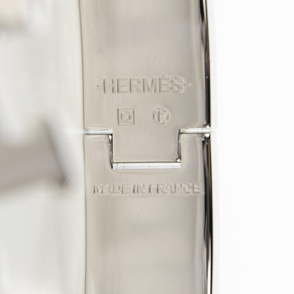 Hermes Enamel Narrow Clic Clac H Bracelet GM Black 6 of 6