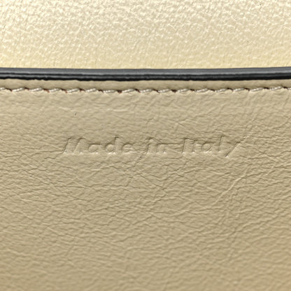 Celine Shiny Smooth Calfskin Medium Frame Shoulder Bag Chalk Mastic 7 of 9