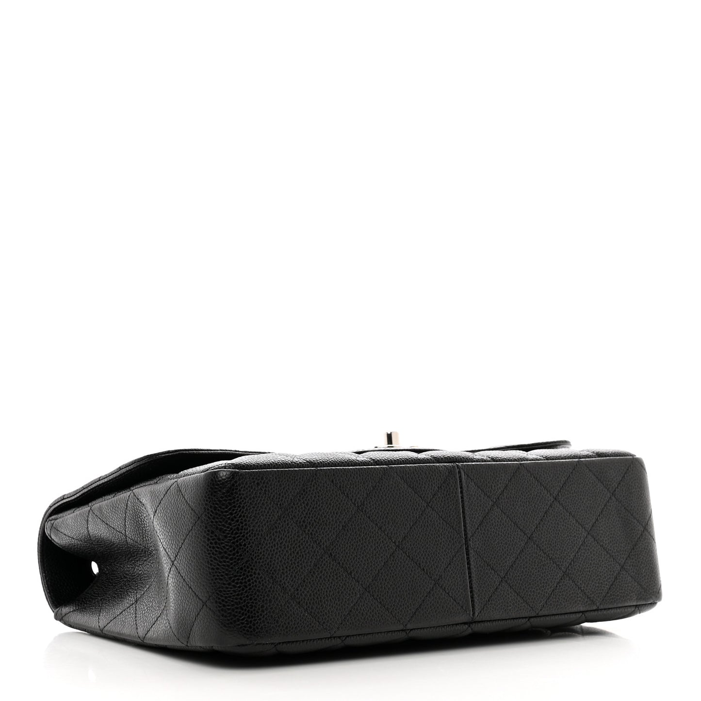 Caviar Quilted Jumbo Single Flap Black