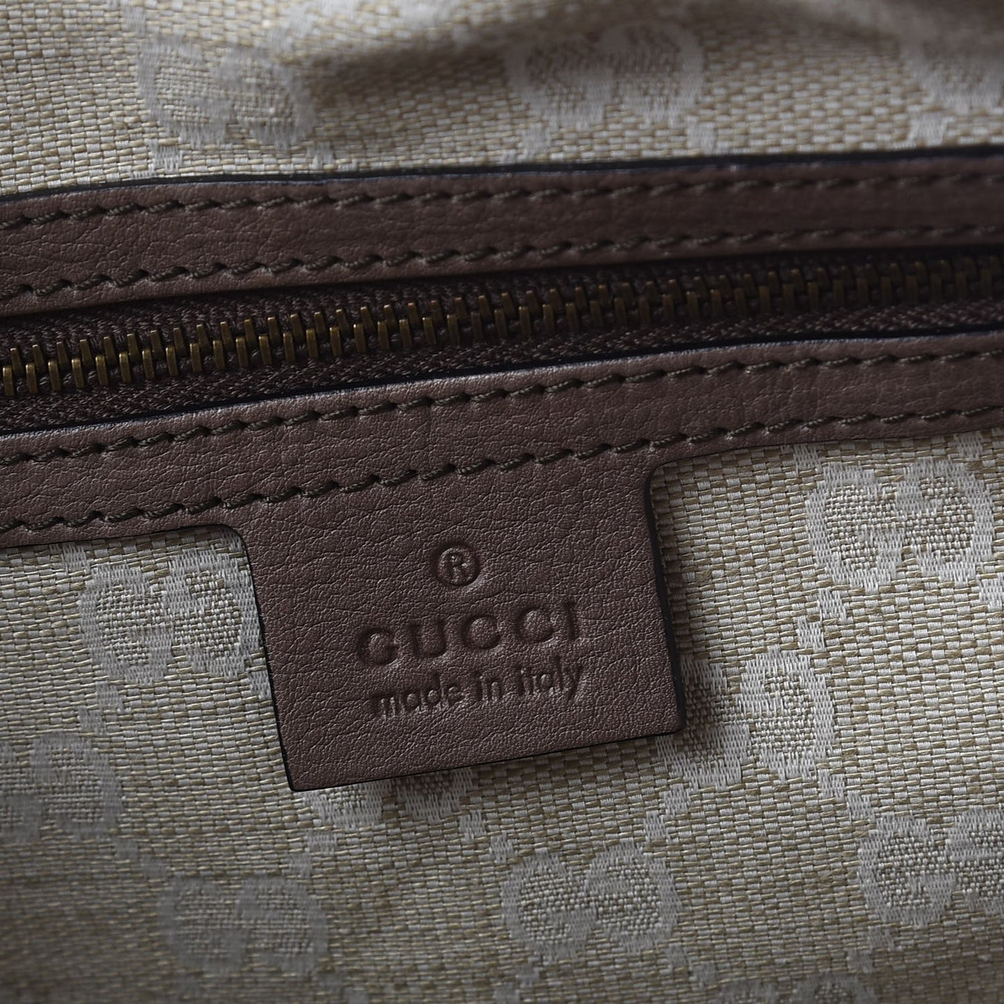 Calfskin Web Medium Rania Top Handle Bag Grey Field