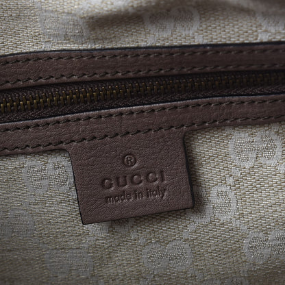 Gucci Calfskin Web Medium Rania Top Handle Bag Grey Field 7 of 10