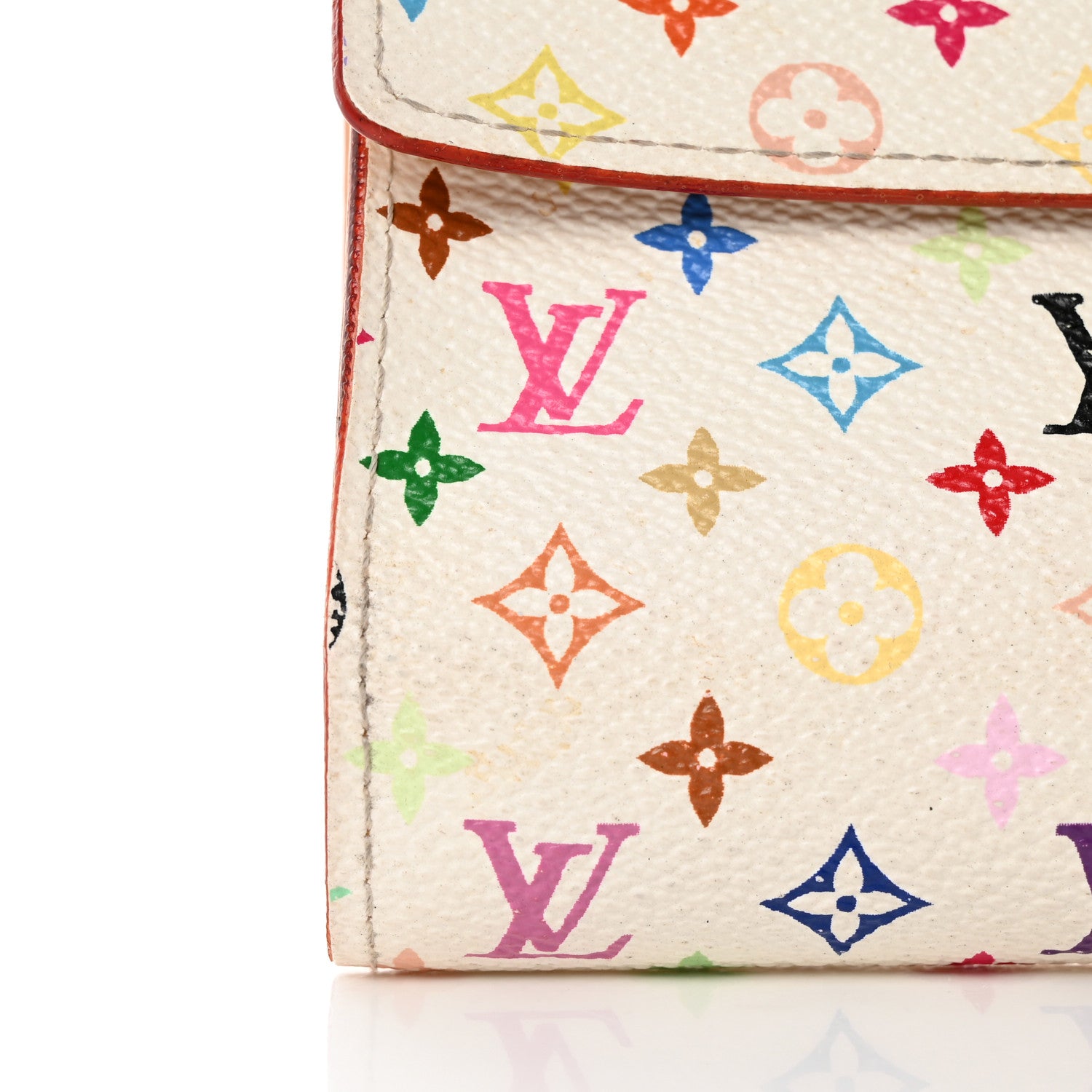 Louis Vuitton Monogram Multicolor Alexandra Wallet White 14 of 24