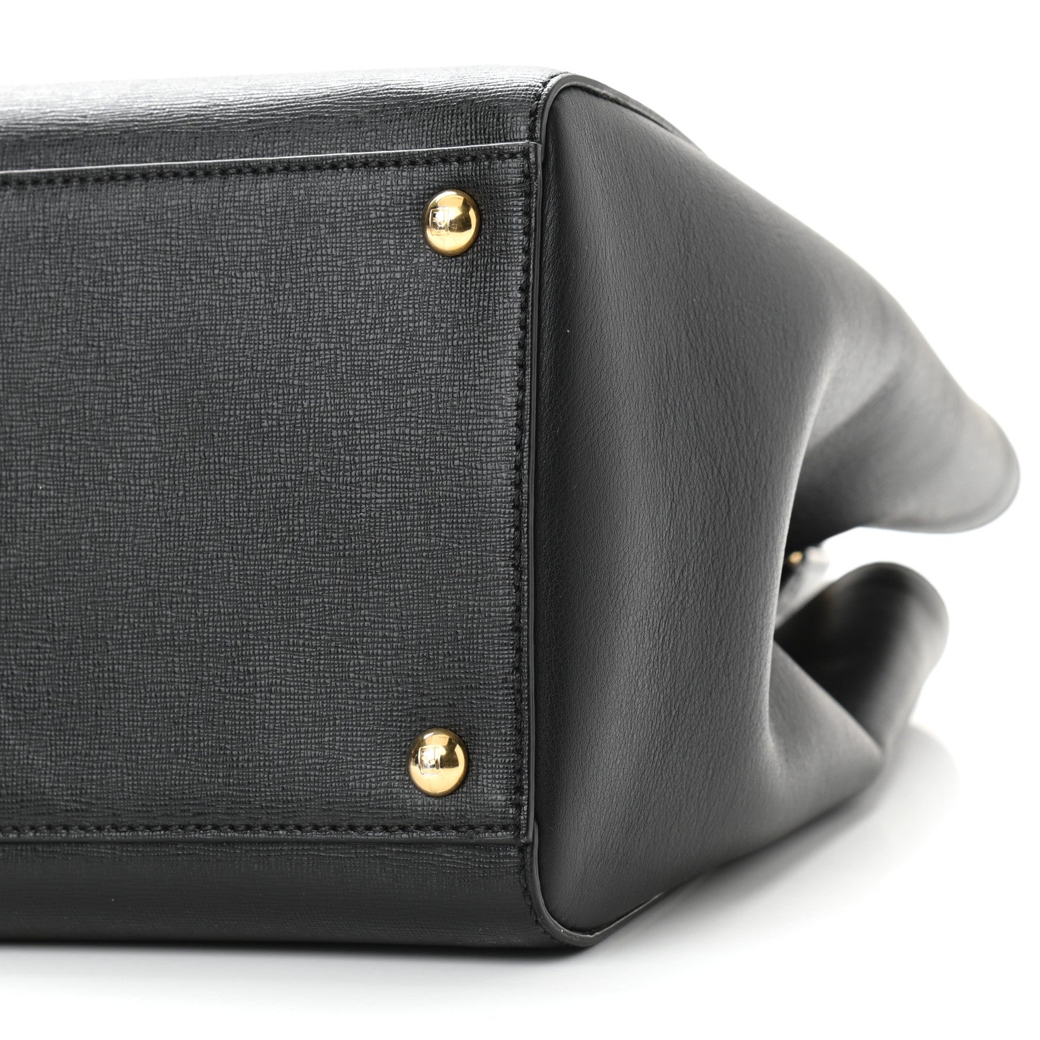 Fendi Vitello Elite Regular 2Jours Tote Black 10 of 10
