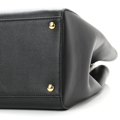 Fendi Vitello Elite Regular 2Jours Tote Black 10 of 10