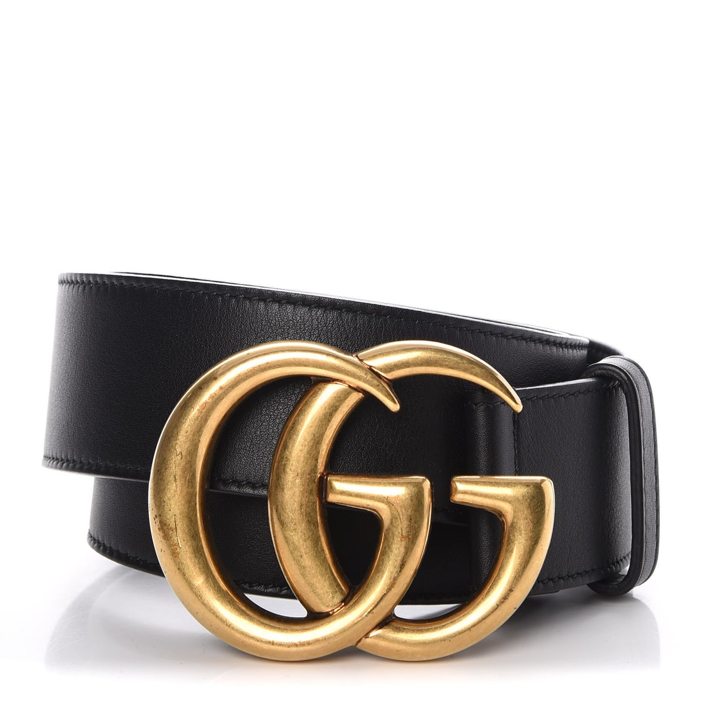 Calfskin Double G 40mm Belt 80 32 Black