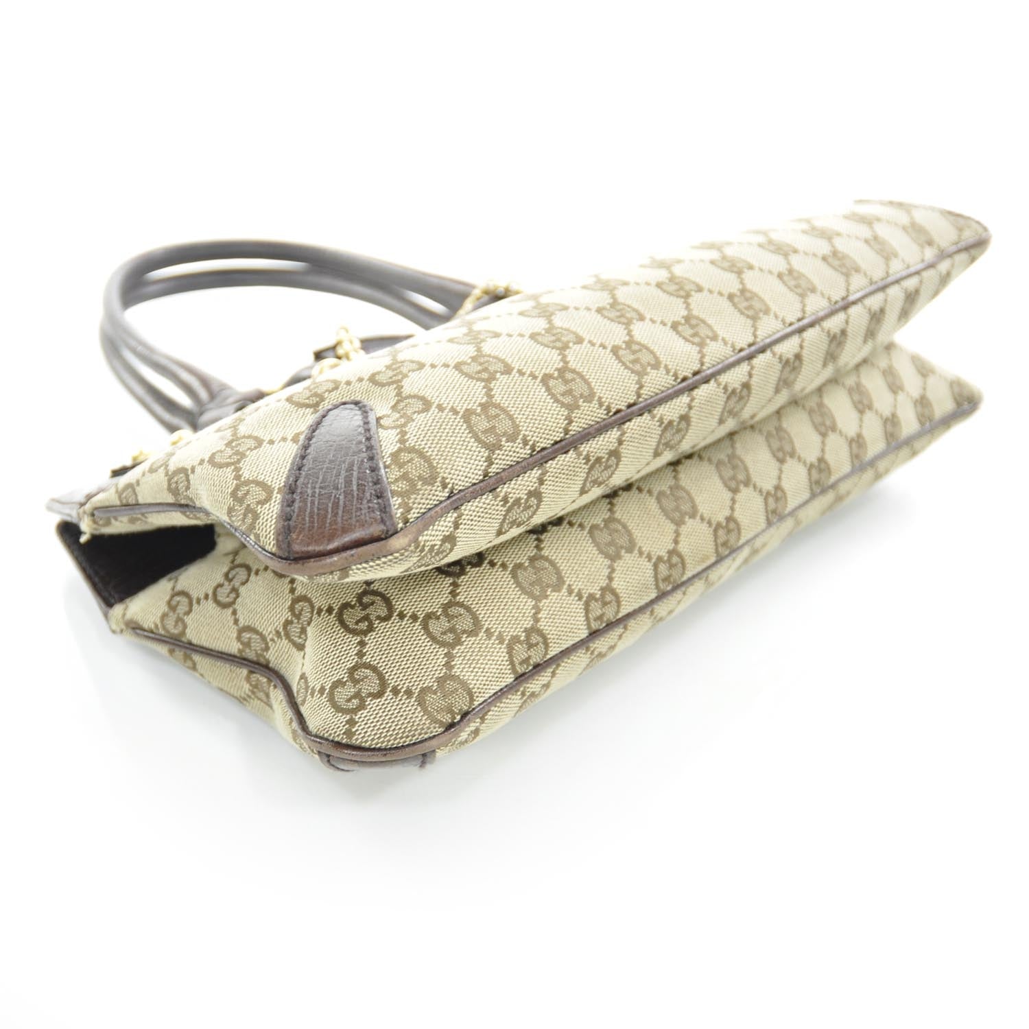 Gucci Monogram Horsebit Chain Shoulder Bag 5 of 11