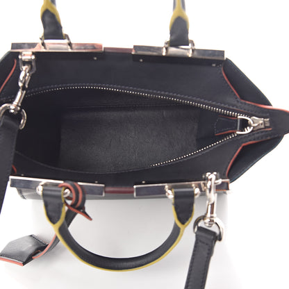 Fendi Vitello Dolce Mini 3jours Tote Blue Notte 5 of 8