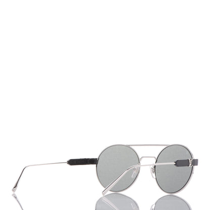 Louis Vuitton LV Starburst Round Sunglasses Z1103W Silver Black 4 of 8