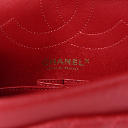 Chanel Aged Calfskin Quilted 2.55 Reissue 225 Flap Red 10 of 12