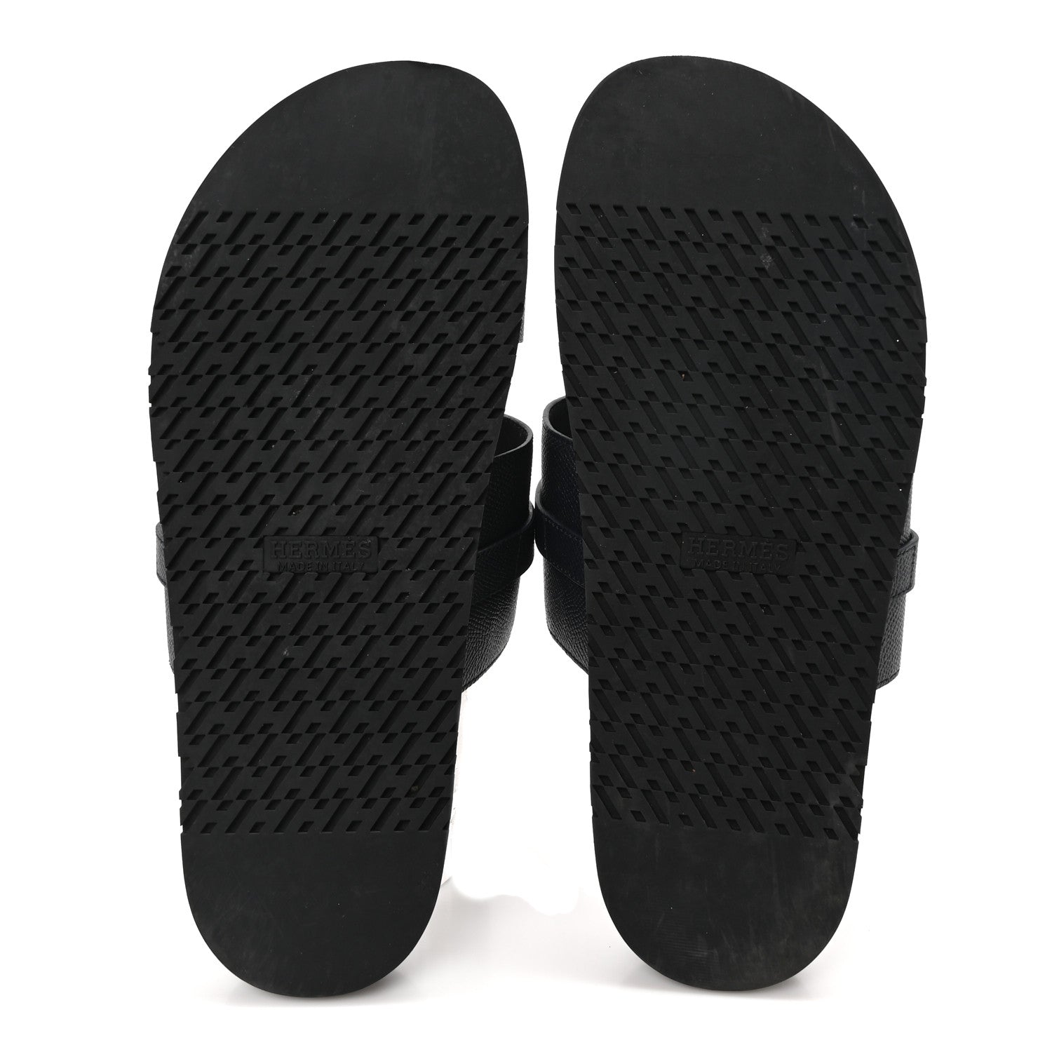 Hermes Epsom Mens Jackson Sandals 44.5 Marine 6 of 8