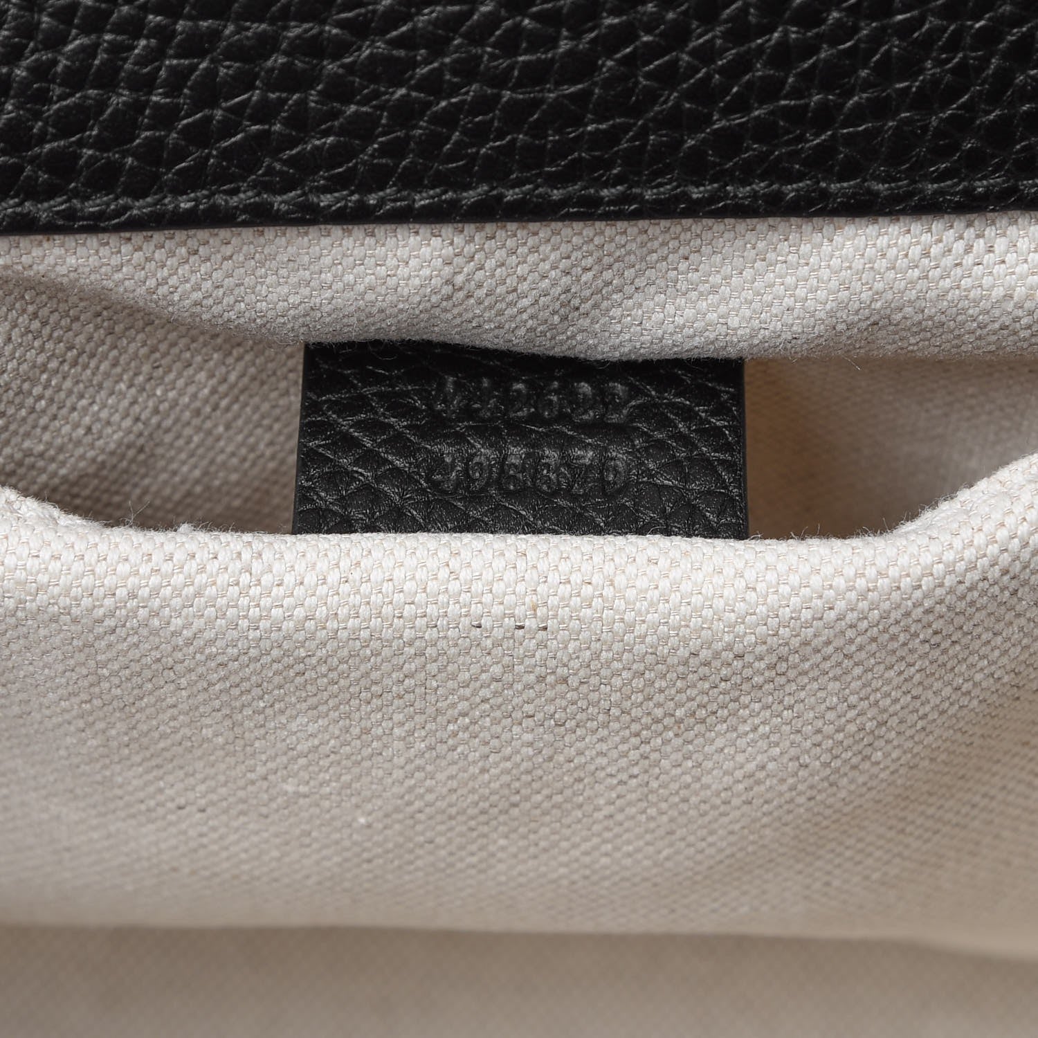 Gucci Calfskin Mini GG Marmont Top Handle Bag Black 5 of 7