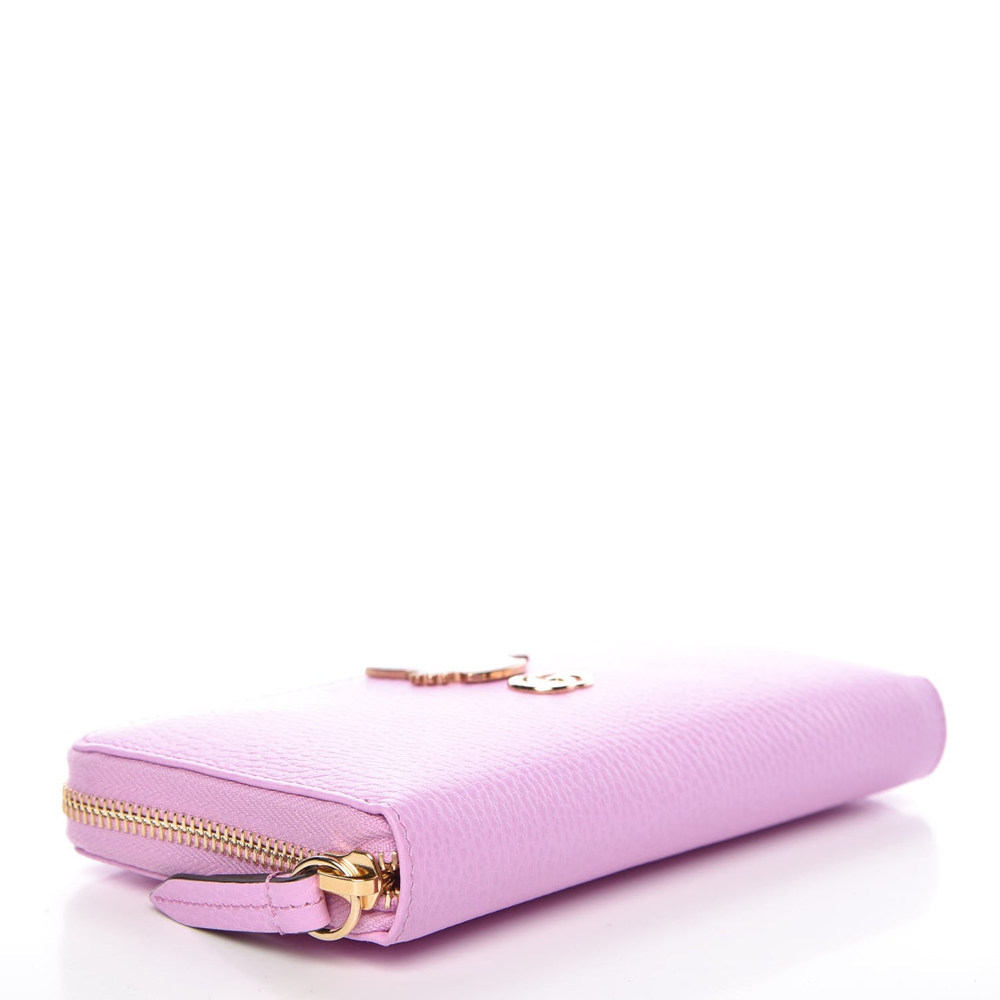 Dollar Calfskin GG Marmont Bosco Zip Around Wallet Malva