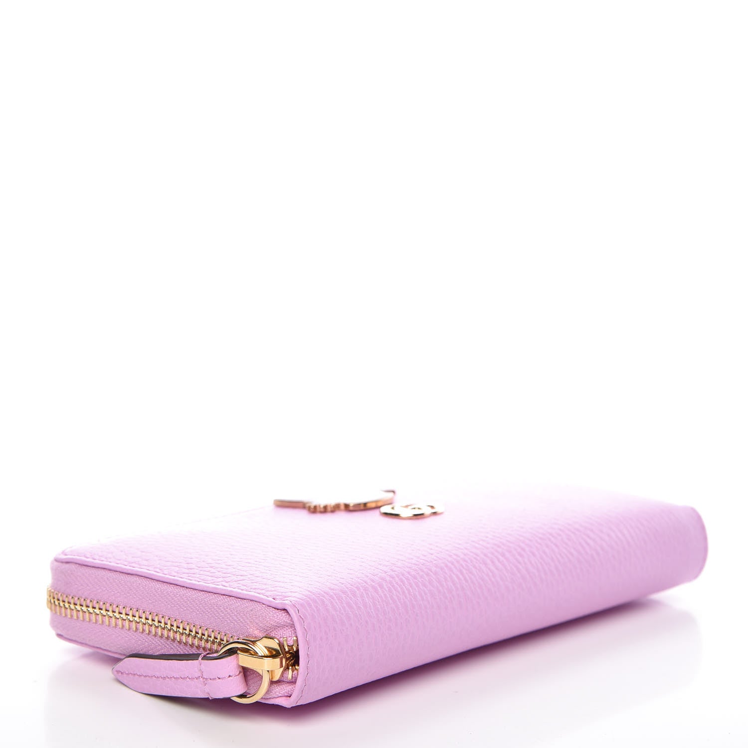 Gucci Dollar Calfskin GG Marmont Bosco Zip Around Wallet Malva 4 of 8