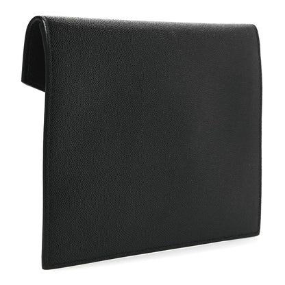 Saint Laurent Grain De Poudre Uptown Baby Pouch Black 3 of 10