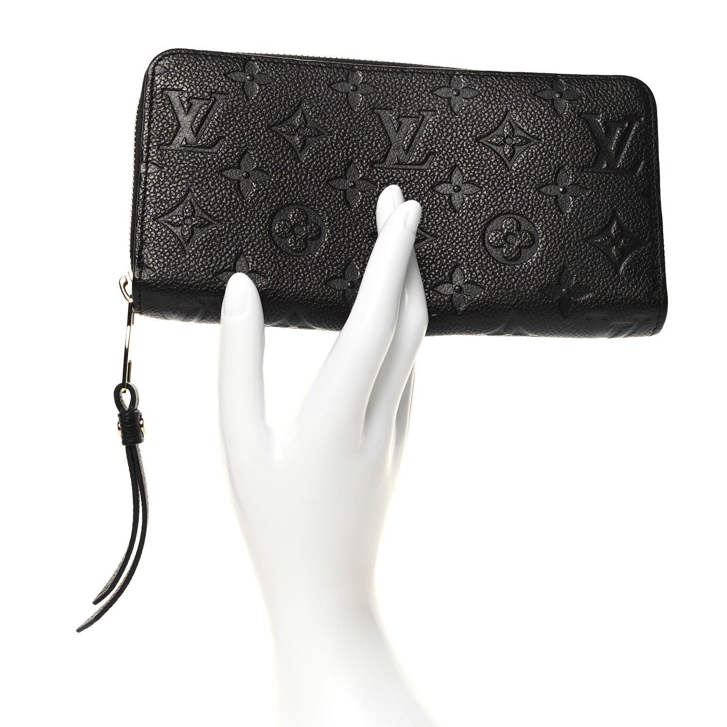 Louis Vuitton Empreinte Zippy Wallet Black 2 of 8