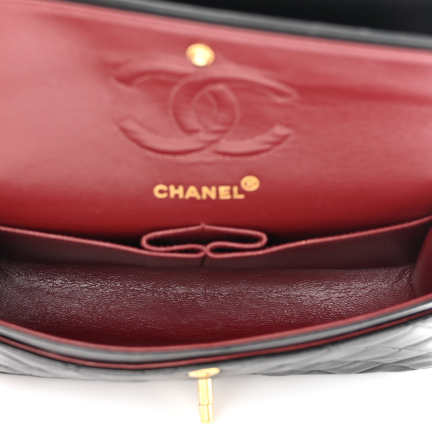 Chanel Lambskin Quilted Small Double Flap Black 5 of 14