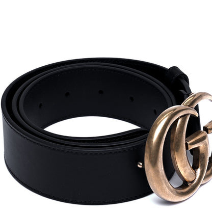 Gucci Calfskin Double G 40mm Belt 85 34 Black 3 of 7
