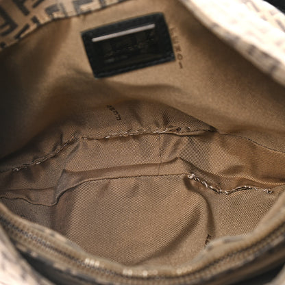 Fendi Zucchino Vitello Hobo Beige Black 6 of 16