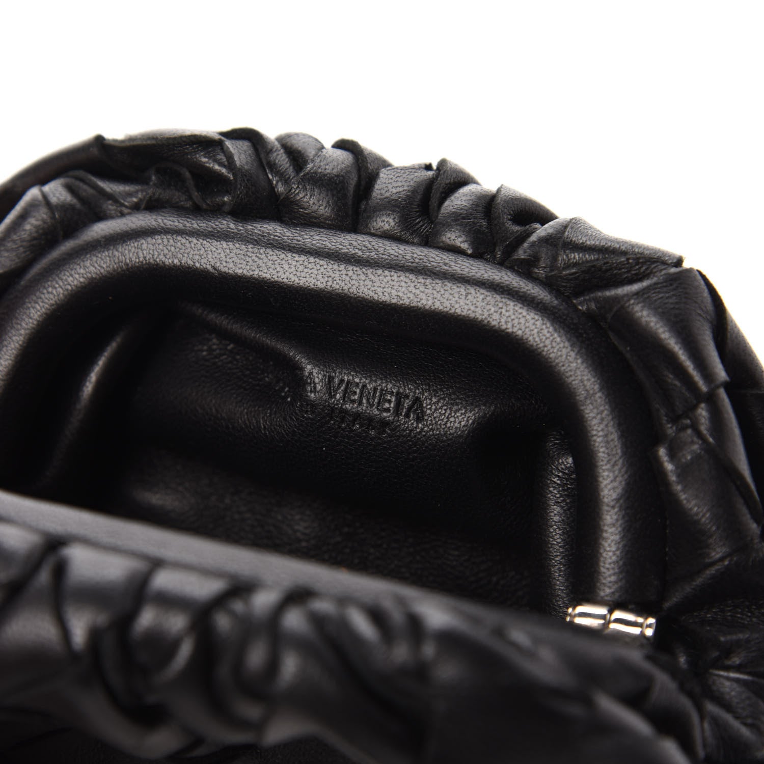Bottega Veneta Nappa Intrecciato Coin Purse Black 8 of 9
