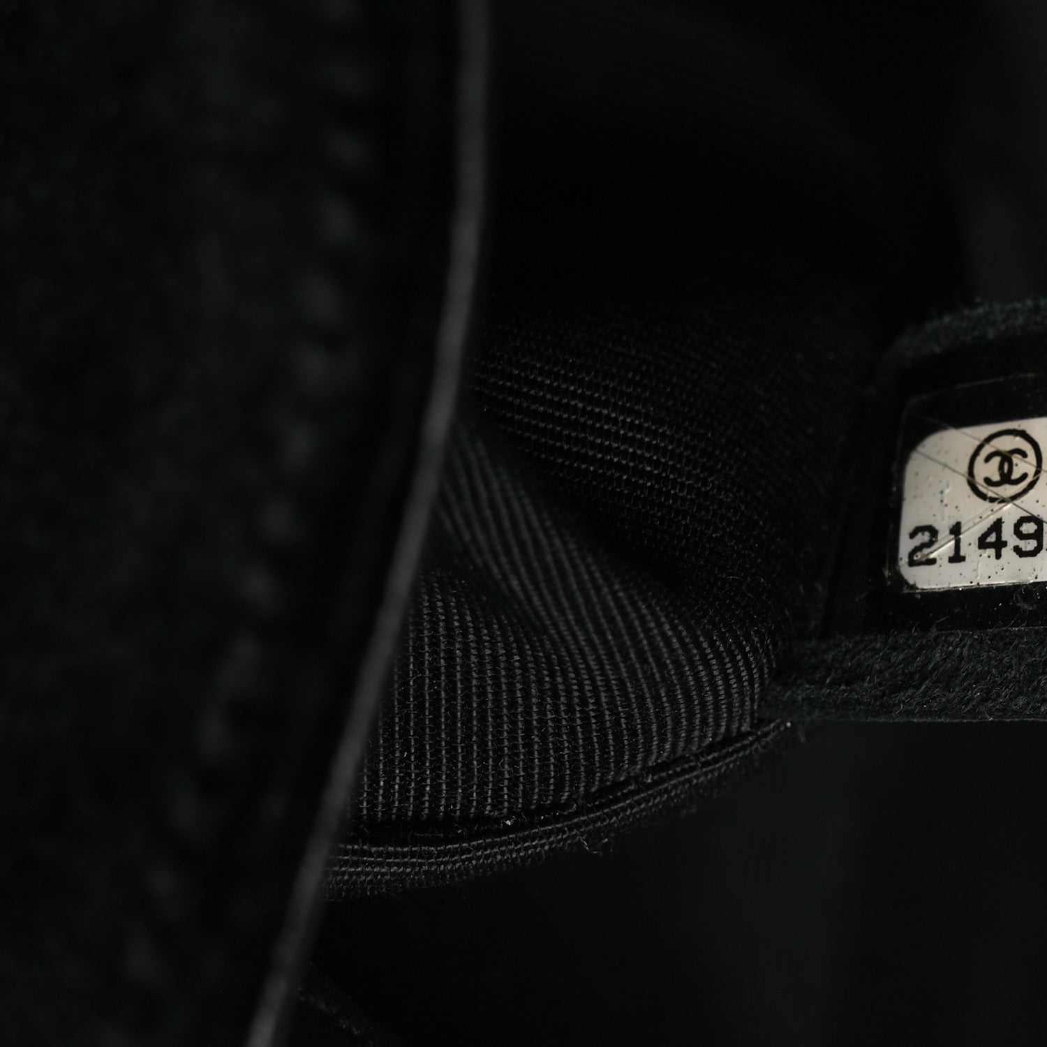 Chanel Velvet Quilted Small Boy Flap Black 7 of 12