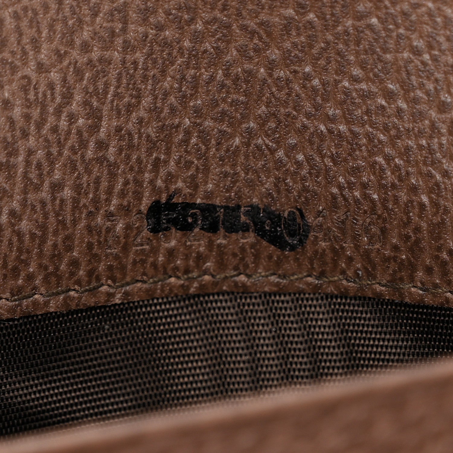 Gucci GG Supreme Monogram Textured Dollar Calfskin Blondie Continental Chain Wallet Beige Ebony New Acero 6 of 11