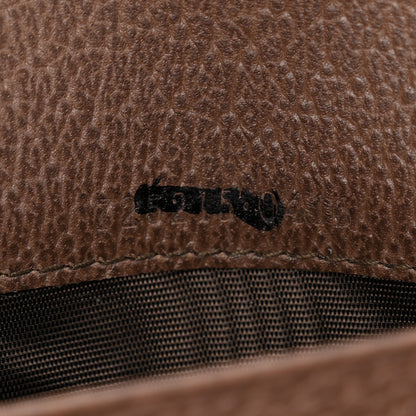 Gucci GG Supreme Monogram Textured Dollar Calfskin Blondie Continental Chain Wallet Beige Ebony New Acero 6 of 11