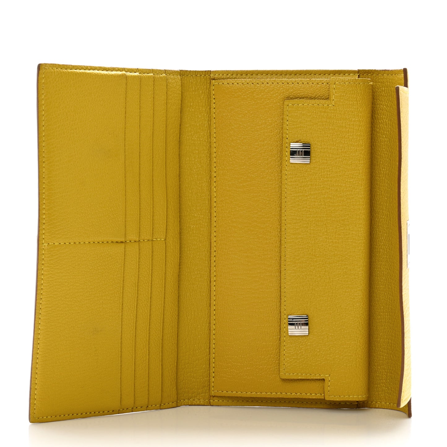 Chevre Mysore Kelly Tri-Fold Wallet Cumin